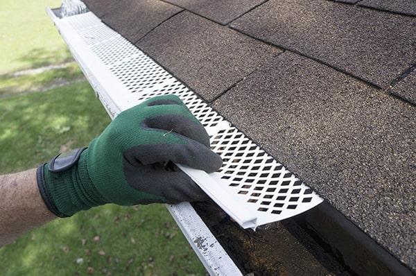 gutter guards are available in a variety of colors and styles designed to complement your home's exterior